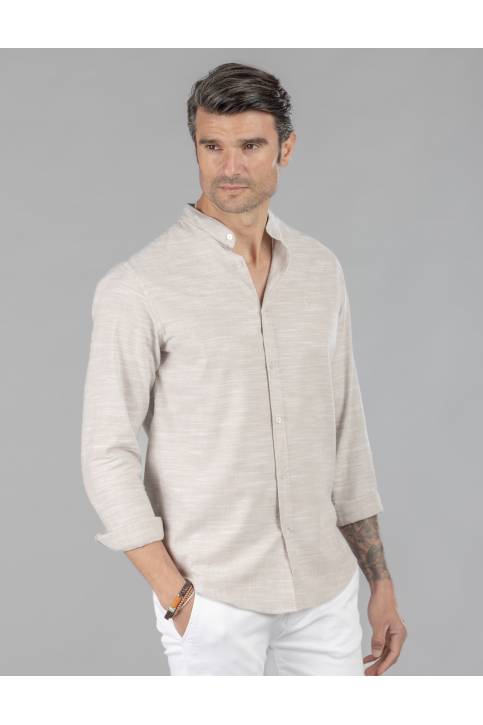 CAMISA OXFORD FLAMÉ CUELLO MAO