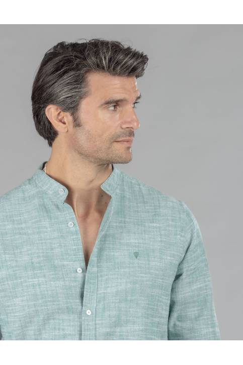 CAMISA OXFORD FLAMÉ CUELLO MAO