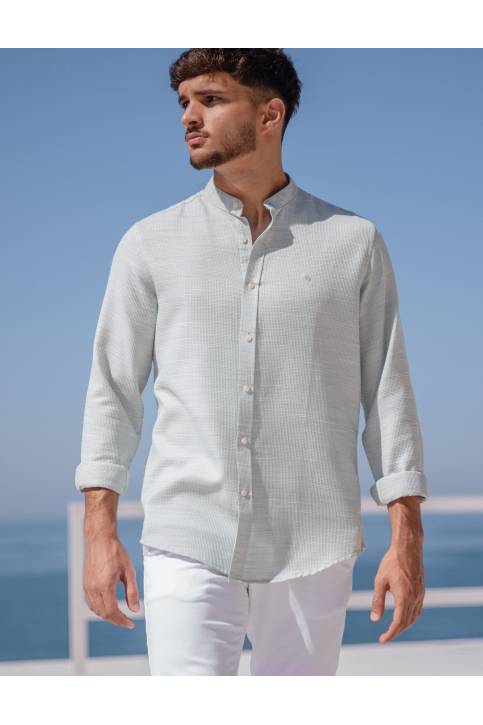 CAMISA ESTRUCTURA VERDE...
