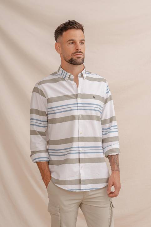 CAMISA OXFORD RAYAS